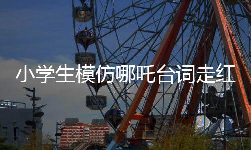 小学生模仿哪吒台词走红，表达能力惊人