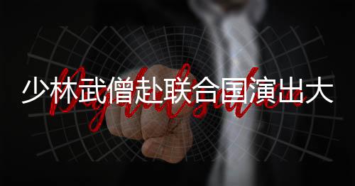 少林武僧赴联合国演出大放异彩，全场掌声雷动震撼世界舞台
