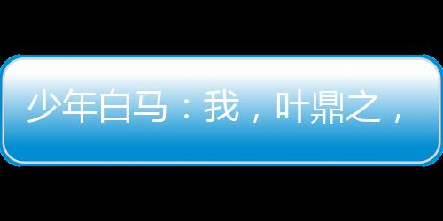 少年白马：我，叶鼎之，祭万魂幡