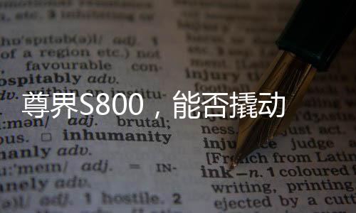 尊界S800，能否撬动百万豪华轿车市场？