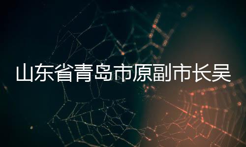 山东省青岛市原副市长吴经建接受审查调查