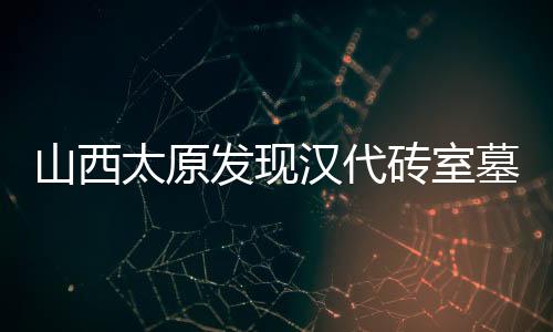 山西太原发现汉代砖室墓 出土“四神”当卢颇具特色