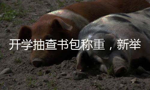 开学抽查书包称重，新举措助力学生减负，营造公平教育环境