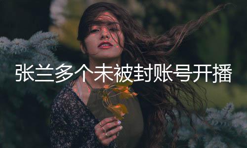 张兰多个未被封账号开播，重现直播间热潮