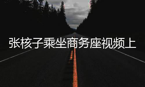 张核子乘坐商务座视频上传，公众关注与隐私权边界探讨