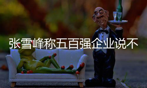 张雪峰称五百强企业说不看学历都是假话：有时候学历比经验更重要