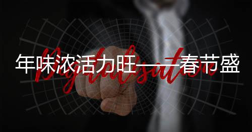 年味浓活力旺——春节盛景下的喜庆与活力