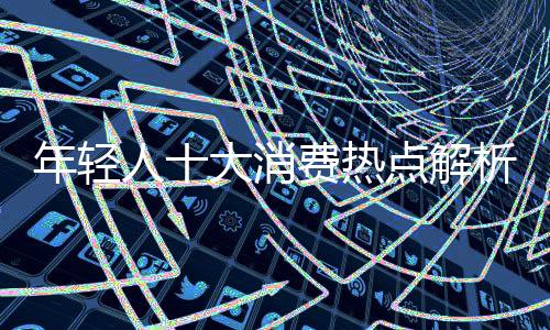 年轻人十大消费热点解析