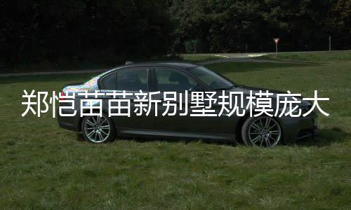 郑恺苗苗新别墅规模庞大，生活品质再升级，一窥豪华宅内景