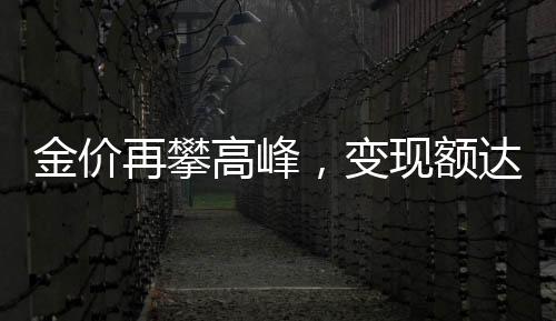 金价再攀高峰，变现额达339万——市场分析与洞察