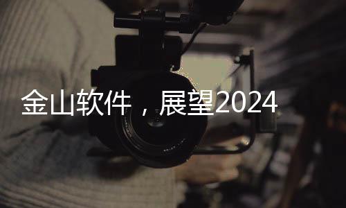 金山软件，展望2024年营收达103.18亿元，描绘未来增长蓝图