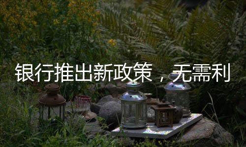 银行推出新政策，无需利息取款100万，客户享超值体验
