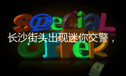 长沙街头出现迷你交警，萌态可掬，备受瞩目