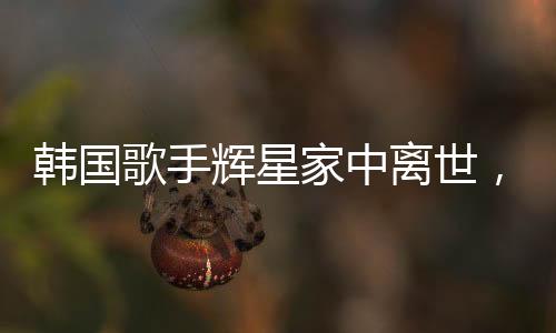 韩国歌手辉星家中离世，享年仅43岁