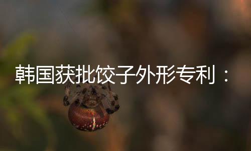 韩国获批饺子外形专利：中餐馆卖饺子或将侵权