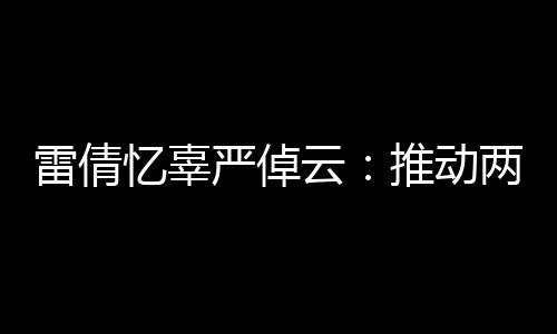 雷倩忆辜严倬云：推动两岸和平发展 贡献记录在历史中
