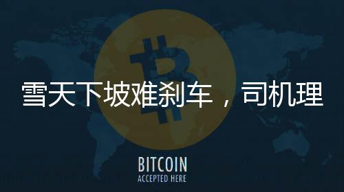 雪天下坡难刹车，司机理智决策挑战廉价车防撞考验