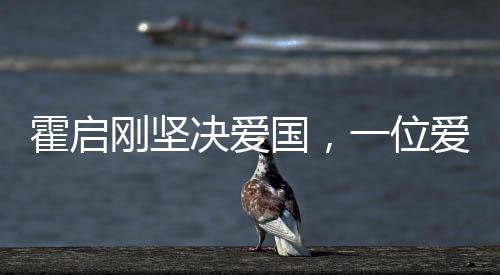 霍启刚坚决爱国，一位爱国者的坚定信念与时代担当