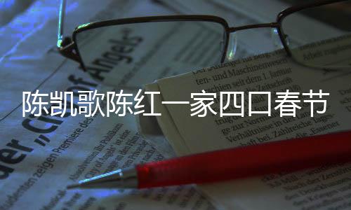 陈凯歌陈红一家四口春节拜妈祖，传统与家庭的温馨交融