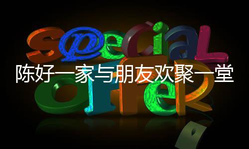 陈好一家与朋友欢聚一堂，共度美好时光