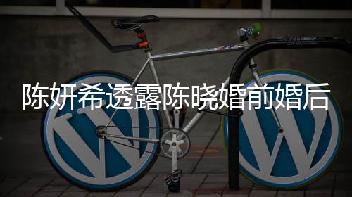 陈妍希透露陈晓婚前婚后巨大差异，爱情与责任的双面人生