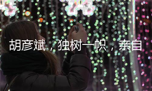 胡彦斌，独树一帜，亲自操刀招聘流程