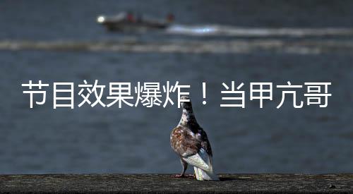节目效果爆炸！当甲亢哥听到翻译不停说nèi ge