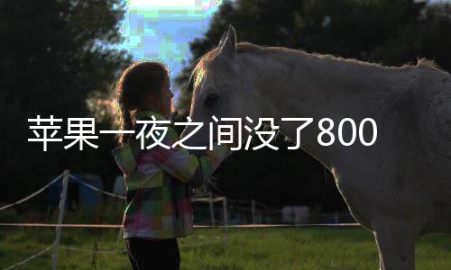 苹果一夜之间没了8000亿，真相探究与市场解析