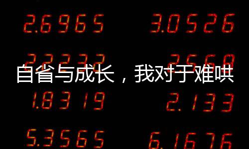 自省与成长，我对于难哄大声了一点的反思