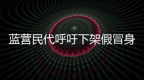 蓝营民代呼吁下架假冒身份发文事件