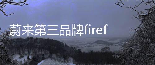 蔚来第三品牌firefly萤火虫首款车型4月19日上市 将接入蔚来换电体系