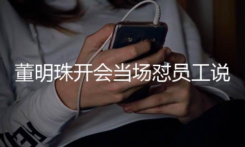 董明珠开会当场怼员工说废话，领导力与有效沟通的碰撞