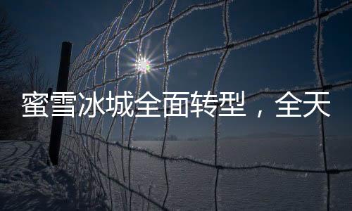 蜜雪冰城全面转型，全天候营业，满足夜间冷饮需求