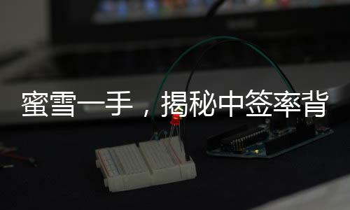 蜜雪一手，揭秘中签率背后的故事——中签率达8%的独特魅力