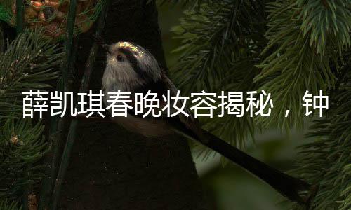 薛凯琪春晚妆容揭秘，钟楚曦打造梦幻妆效