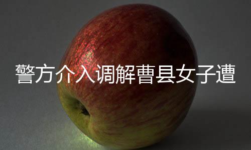 警方介入调解曹县女子遭家暴事件