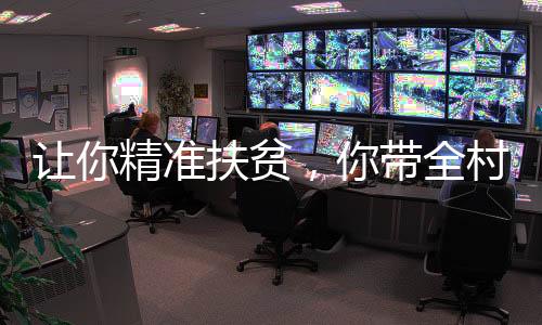 让你精准扶贫，你带全村撸网贷