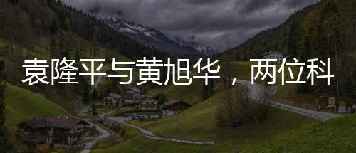 袁隆平与黄旭华，两位科技巨匠的同框瞬间
