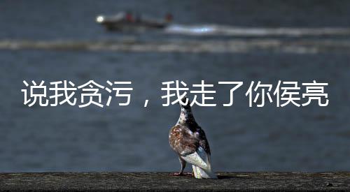 说我贪污，我走了你侯亮平哭什么