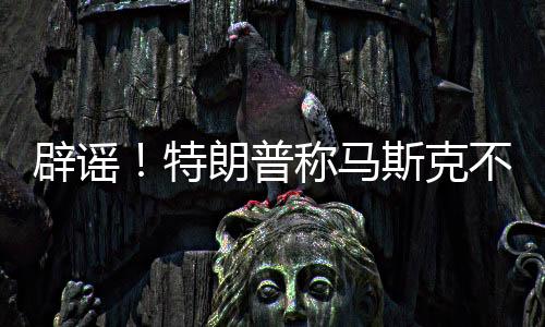 辟谣！特朗普称马斯克不会听取对华开战简报——多方解读与深度分析