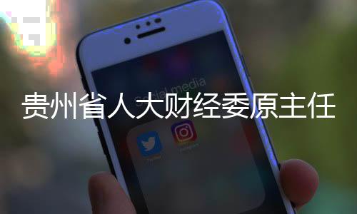 贵州省人大财经委原主任委员被查，一则深度报道揭秘细节