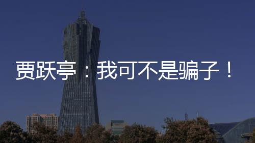 贾跃亭：我可不是骗子！我没有骗到过任何钱