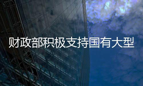 财政部积极支持国有大型商业银行补充核心一级资本