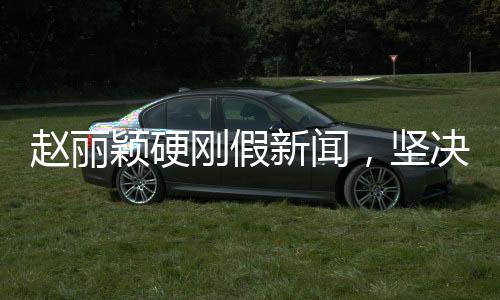 赵丽颖硬刚假新闻，坚决维护名誉权，树立明星维权新标杆