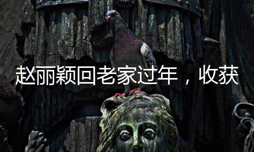 赵丽颖回老家过年，收获爷爷大红包