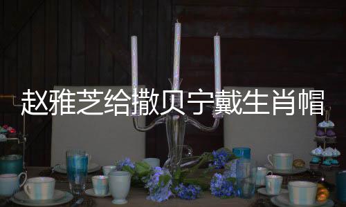 赵雅芝给撒贝宁戴生肖帽，传承与风尚的完美结合