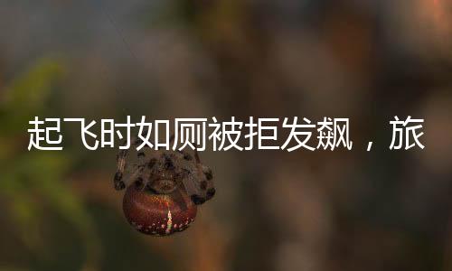 起飞时如厕被拒发飙，旅客情绪失控事件引发关注