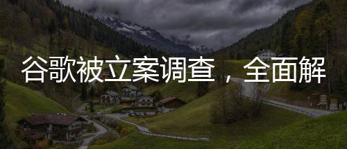 谷歌被立案调查，全面解读事件背景、进展与影响