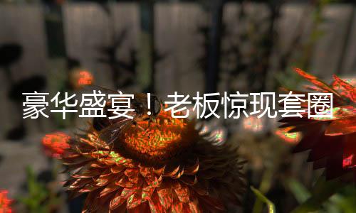 豪华盛宴！老板惊现套圈活动，挥金百万邀民众共享欢乐