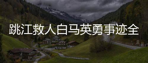 跳江救人白马英勇事迹全面报道